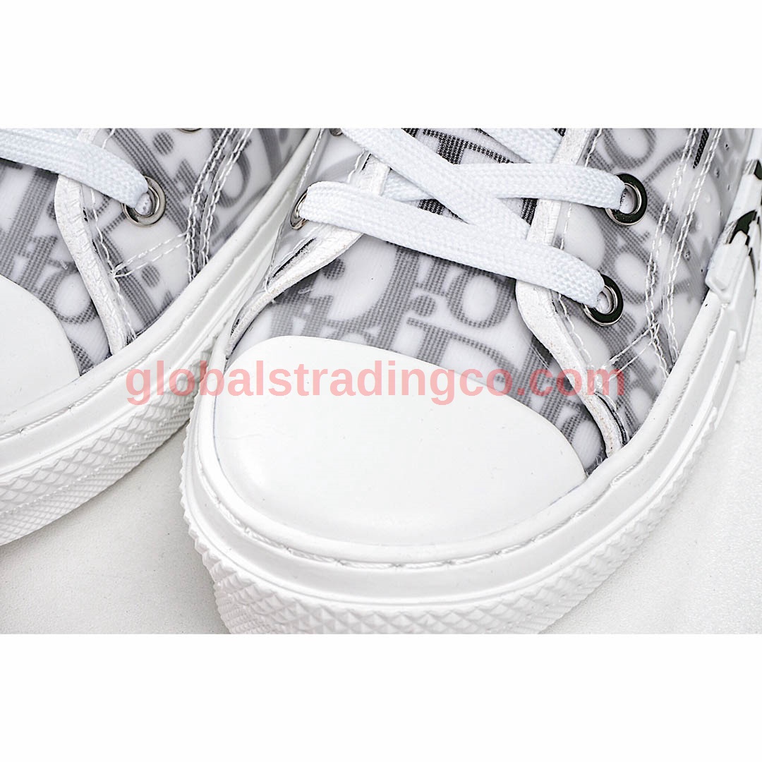 Dior B23 Oblique Slip-on Low Top Sneakers Sheer Print Sneakers